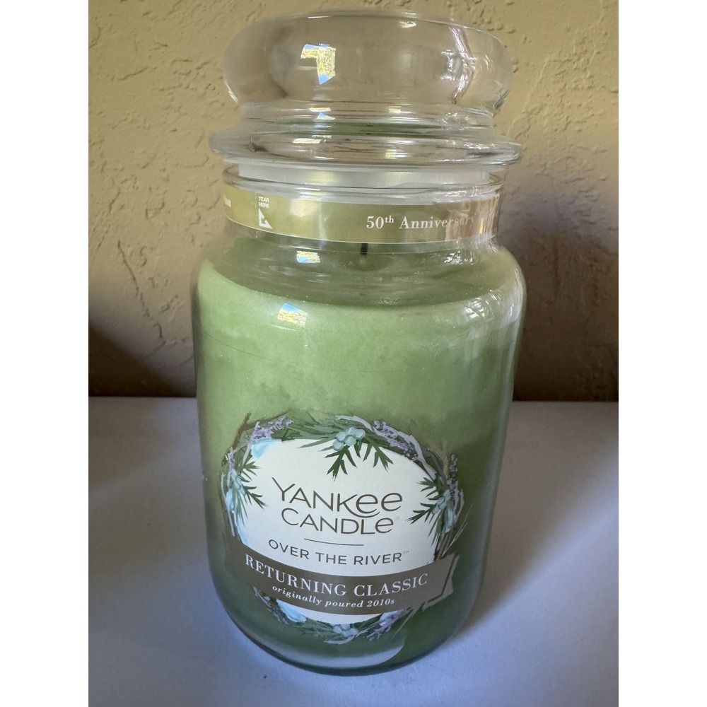 Yankee Candle Over The River 50th Anniversary 22 oz Large Jar Candle Retired